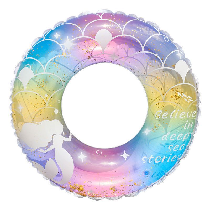 Anillo de natación para adultos y niños, anillo de salvavidas anti-rollback para adultos y niños, anillo de brazo inflable, anillo de mariposa de diapositivas