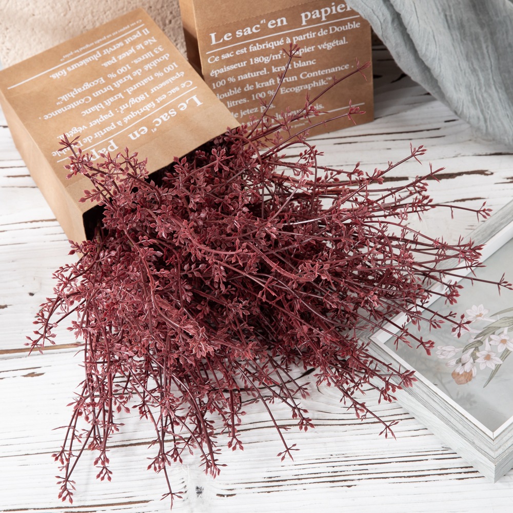 假花栗米草束仿真花廠家家居裝飾婚慶手捧花玫瑰花牆跨境YC1067