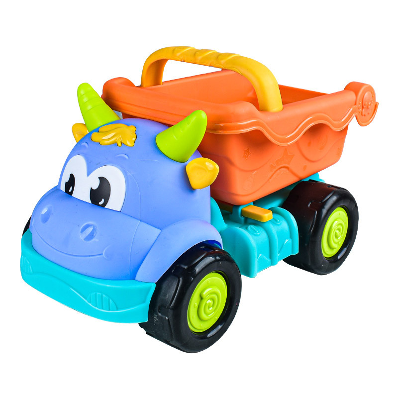 Venta al por mayor de dibujos animados de playa para niños coche de juguete traje grande playa de arena playa cubo herramienta puesto