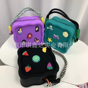 New Children's Portable Fun Diy Cave Coin Purse Cartoon Cave Silicone Storage Coin Purse Bag