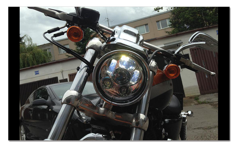 Suitable for 5.75inch Harley X48 Dyna 883R7501200 Benda 250 Motorcycle Modified Led Headlight