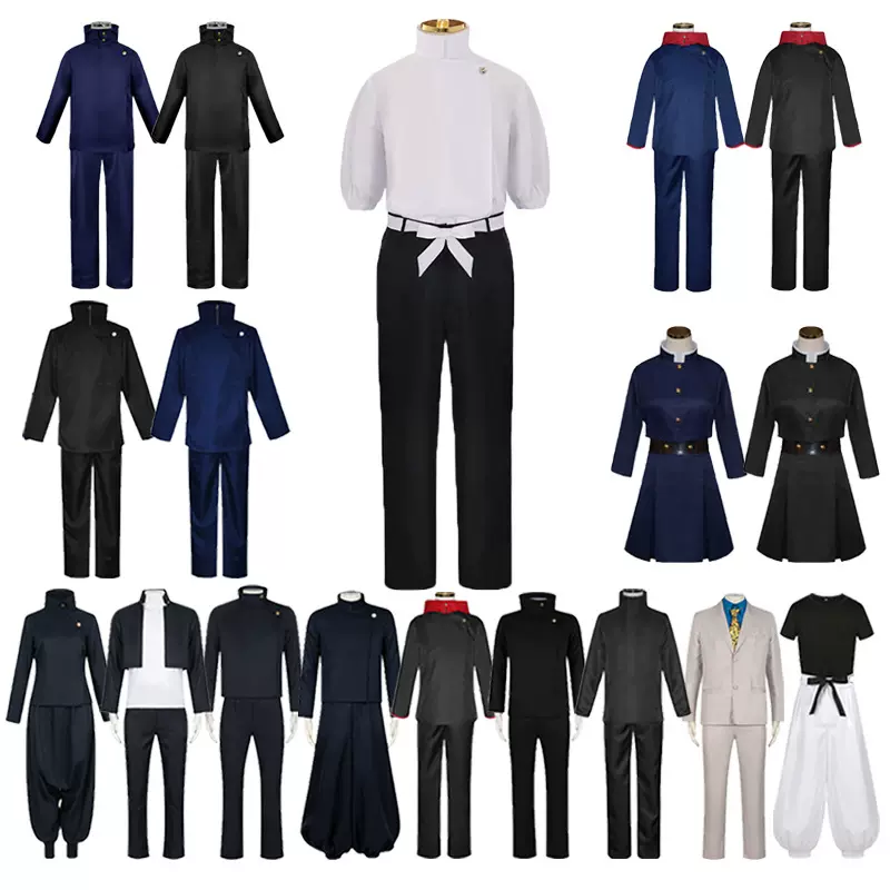 咒术回战cos服虎杖悠仁五条悟伏黑惠钉崎野蔷薇cosplay动漫儿童服