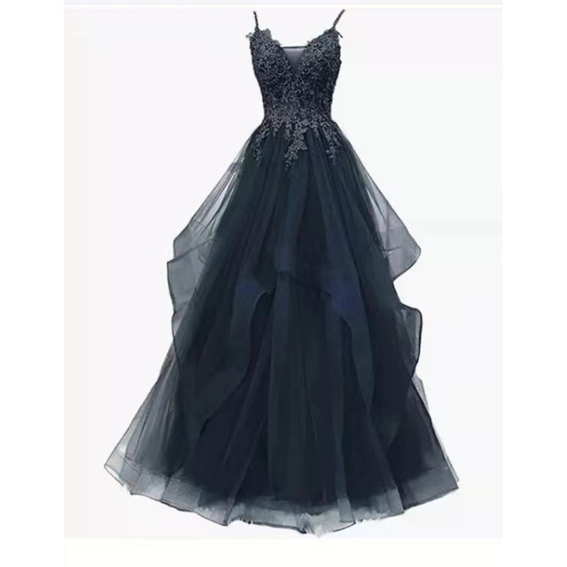 Vestido de noche de gasa colorida con tirantes, verano 2025, nuevo vestido sexy sin espalda con lazo, estilo hada del bosque, vestido de gasa para anfitrionas.
