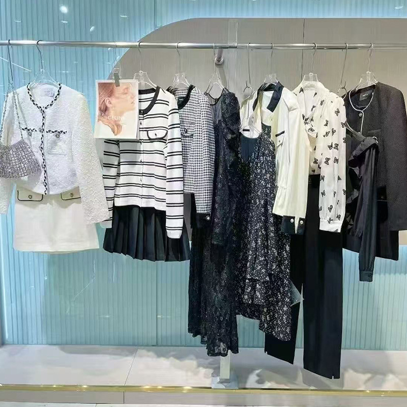 摩凡25秋连衣裙裤上衣外套折扣批发女装直播实体外贸批发清仓尾单