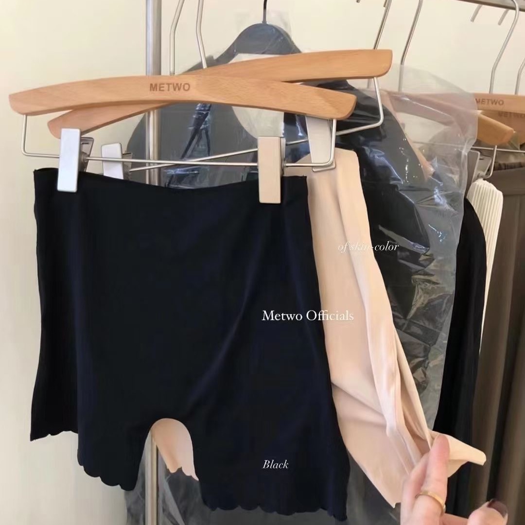 METWO pantalones lisos de una sola pieza de la suspensión del cuerpo que forma el vientre inconsútil que contrae la cadera que levanta el cuerpo cruzado Ropa interior de seguridad anti-exposición