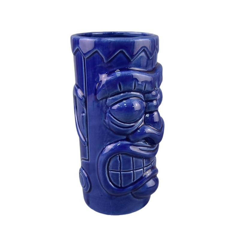 Taza de bar americana tiqui taza de cóctel de cerámica hawaiana en relieve taza tiqui taza zombie taza de verano venta caliente