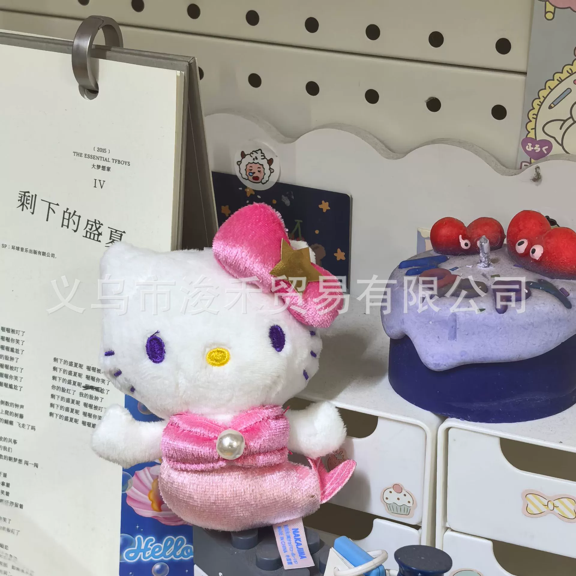 Плюшевая подвеска-брелок для ключей (Hello Kitty) симпатичная кукла, мягкая мини-плюша 10+ вариантов дизайна, подарок 0.038 кг