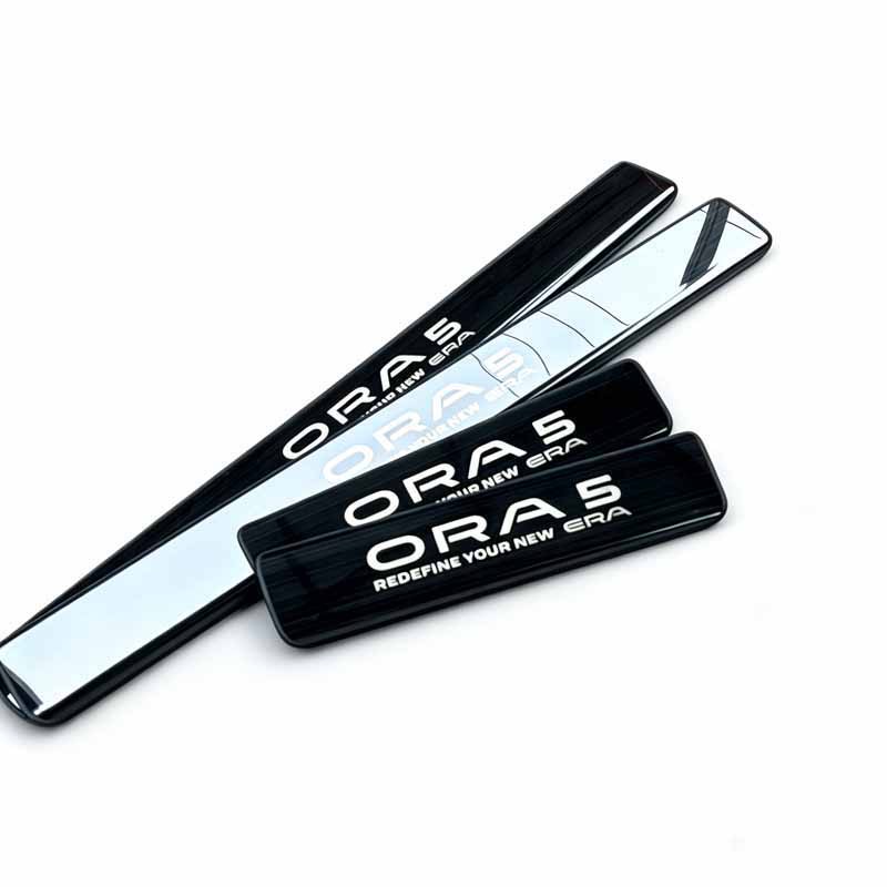 Suitable for Great Wall ORA 5 welcome pedal modification, stainless steel threshold strip decorative accessories for interior decoration