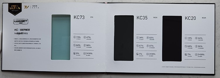 Solar Film/Sample Booklet/Longfilm/Vk&F/Gu/3M Film/Quantum Film/Car Film/Manufacturer's Manual/Sample Booklet Samples