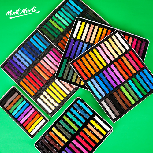 Mengma characteristic chalk art 48-color pastel painting stick student painting 24-color hand-painted pastel painting blackboard newspaper set