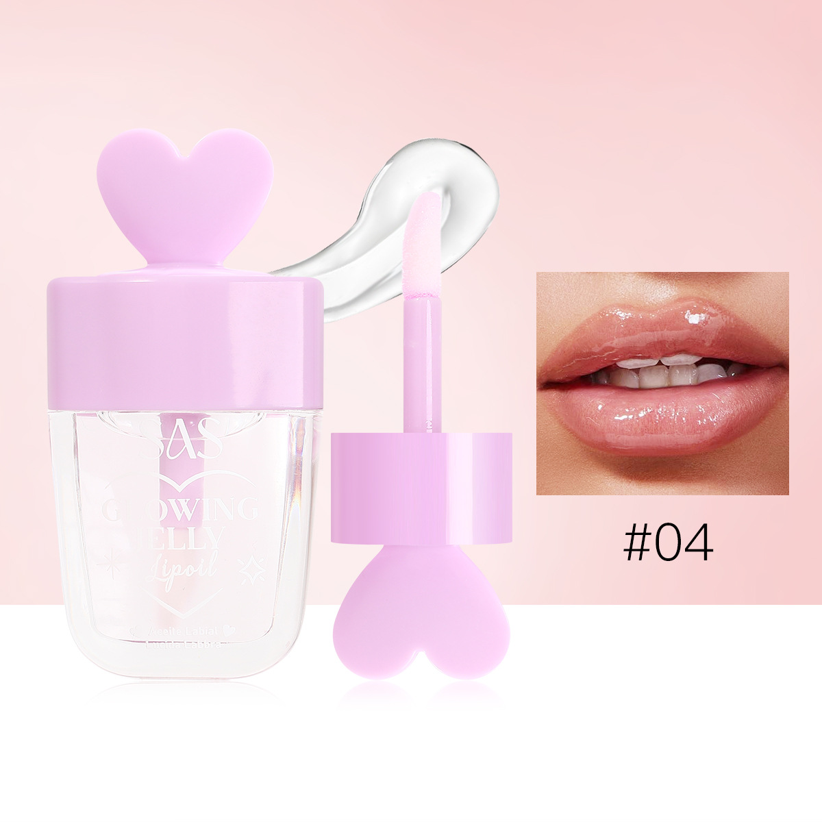 SAS caliente transfronterizo spot 6 colores brillo de labios líquido aceite de labios lindo de larga duración SAC116 image 10