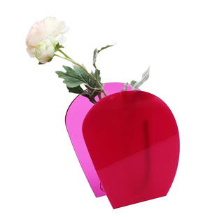 Acrylic Colorful Casual Personality Double Sided Flower Vase for Home Office Wedding Festival Party Gifts