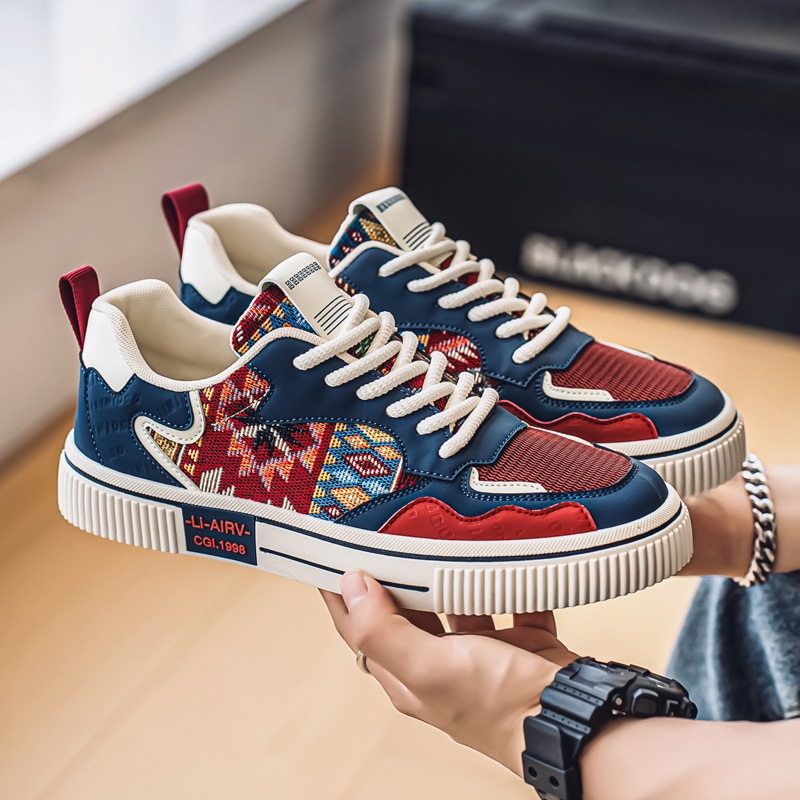 Zapatos de hombre de la estación europea, modelos de primavera y otoño, todo fósforo, correr y ocio, Forrest Gump, deportes para jóvenes, suela gruesa, zapatos de papá explosivos de celebridades de Internet