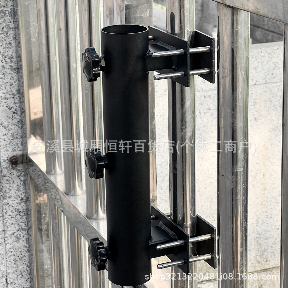 Hot Sale Heavy Duty Outdoor Paraguas Bracket Metal Base Instalación para patio cubierta balcón flores multipropósito