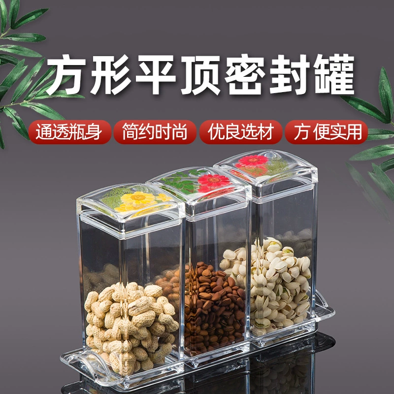 Square acrylic storage box, storage system, direct factory sales
