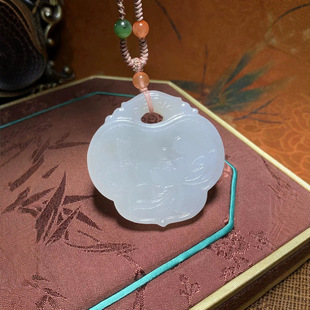 Hetian Jade Maitreya Buddha Oily Moisturized and Delicate Carved Laughing Buddha Full of Atmosphere Hongfuxiang Yunsheng Teng Joy Laughing