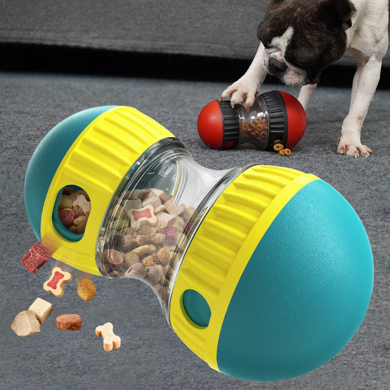 Perro mascota transfronterizo, juguete para perros, coche de comida con fugas, juguete educativo para perros de Amazon, comida lenta, bola de comida con fugas al por mayor