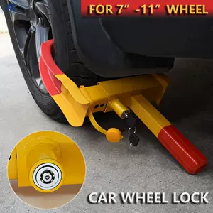 Avtomobil Təkər Kilidi Qalınlaşdırılmış Oğurluq Əleyhinə Təkər Kilidi Universal Parkinq Kilidi