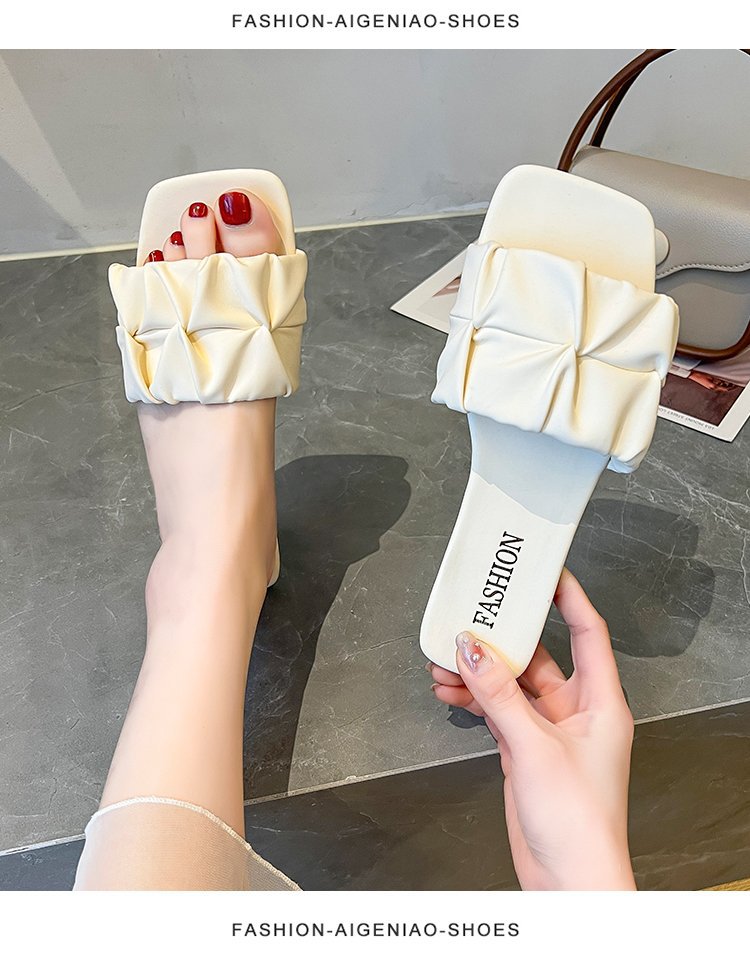 Bayanlar Kadın Parmak arası Terlik Plaj Partisi Sentetik Kumaş Su Geçirmez_voghion.com