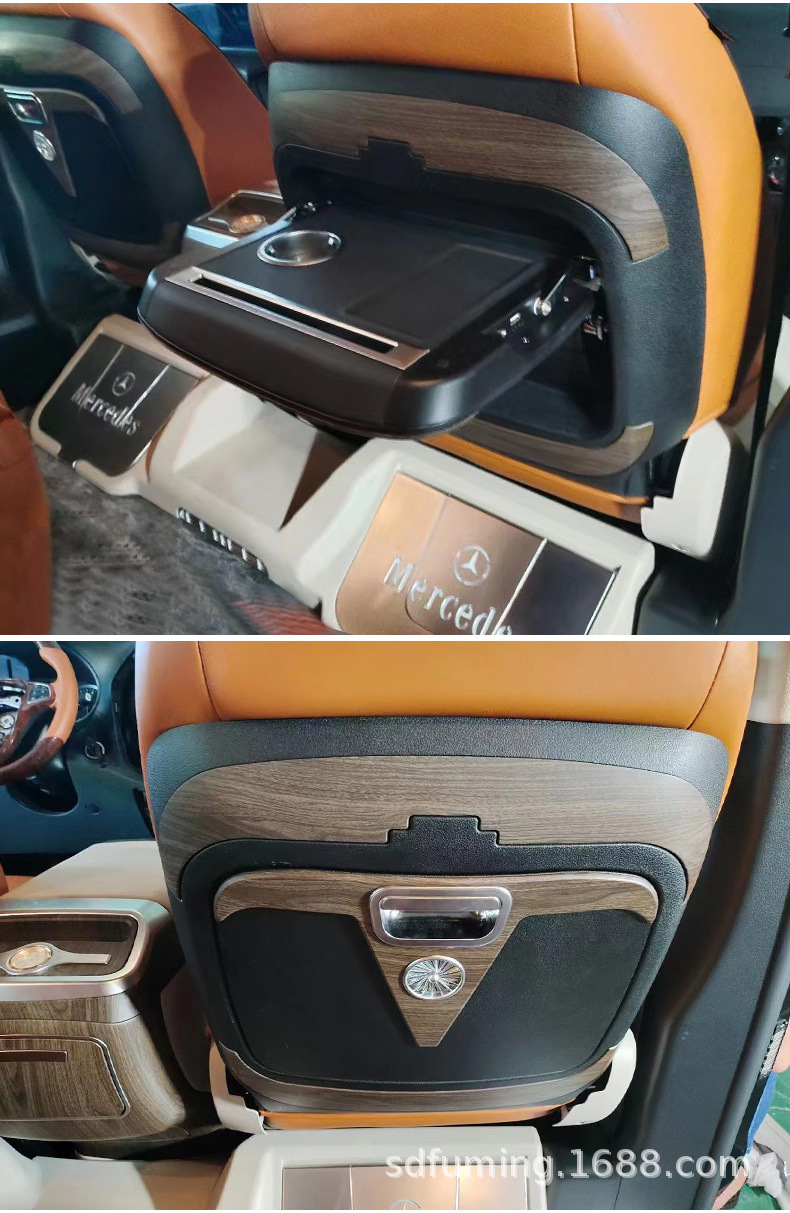 Suitable for 16-24 Mercedes-Benz Vito V260L Seat Back Folding Small Table, Multifunctional Car-Mounted Table