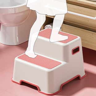 Children's Footstool Baby Step Chair Handwashing Step Non-Slip Footstool Standing Stool for Washing Face and Washing