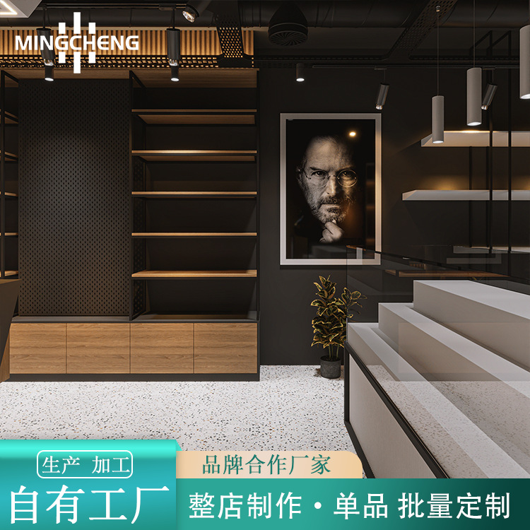 展示柜台厂家不锈钢样品展柜多层伴手礼陈列柜烤漆中岛式摆台货架