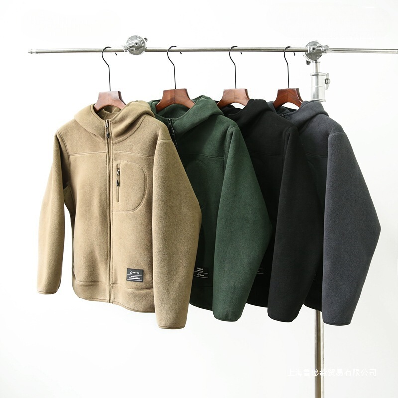 Cross-Border Shopping for Winter! Warm Technology Warm Fleece! Three-Dimensional Cutting! Men's Autumn and Winter Thickened Hooded Fleece Cross-Border Shopping for Winter! Warm Technology Warm Fleece! Three-Dimensional Cutting! Men's Autumn and Winter Thickened Hooded Fleece