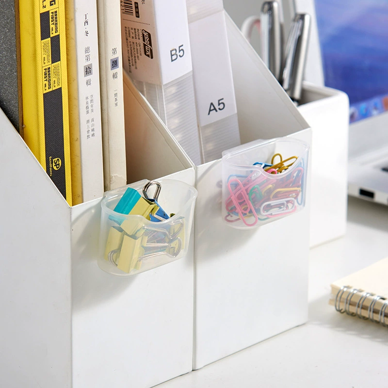 Мини-офис Настольный зажим для волос Классификация Маленькая коробка Пластиковая минималистичная сумка для холодильника Уксус