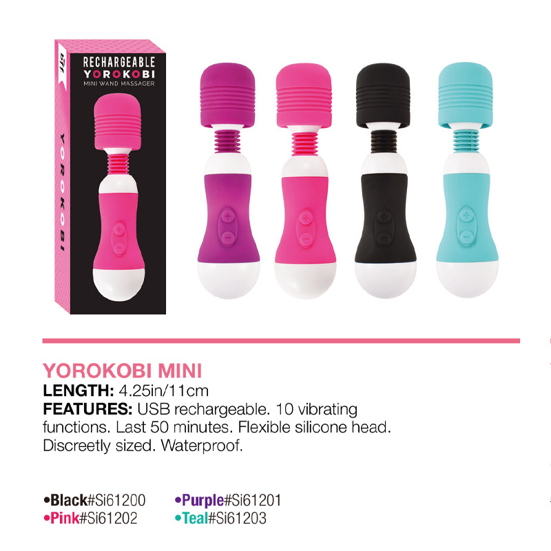 Rechargeable Mini Bullet Vibrator, Silent Av Stick Massager for Couples, Liquid Silicone — detail image 1