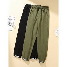 商场撤柜尾货大码女装春季2025新款弹力哈伦休闲工装裤子