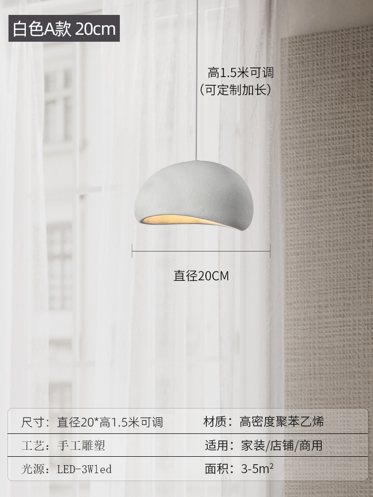 Wabi-Jifeng Candelabro Diseñador Cream Cafe Yuanbao B & B Restaurant