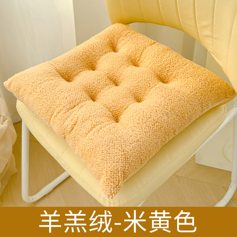 Cojín de peluche caliente, cojín de asiento, cojín de asiento de invierno, oficina doméstica, cojín de aluminio, cojín de aluminio, cojín de aluminio, cojín de aluminio