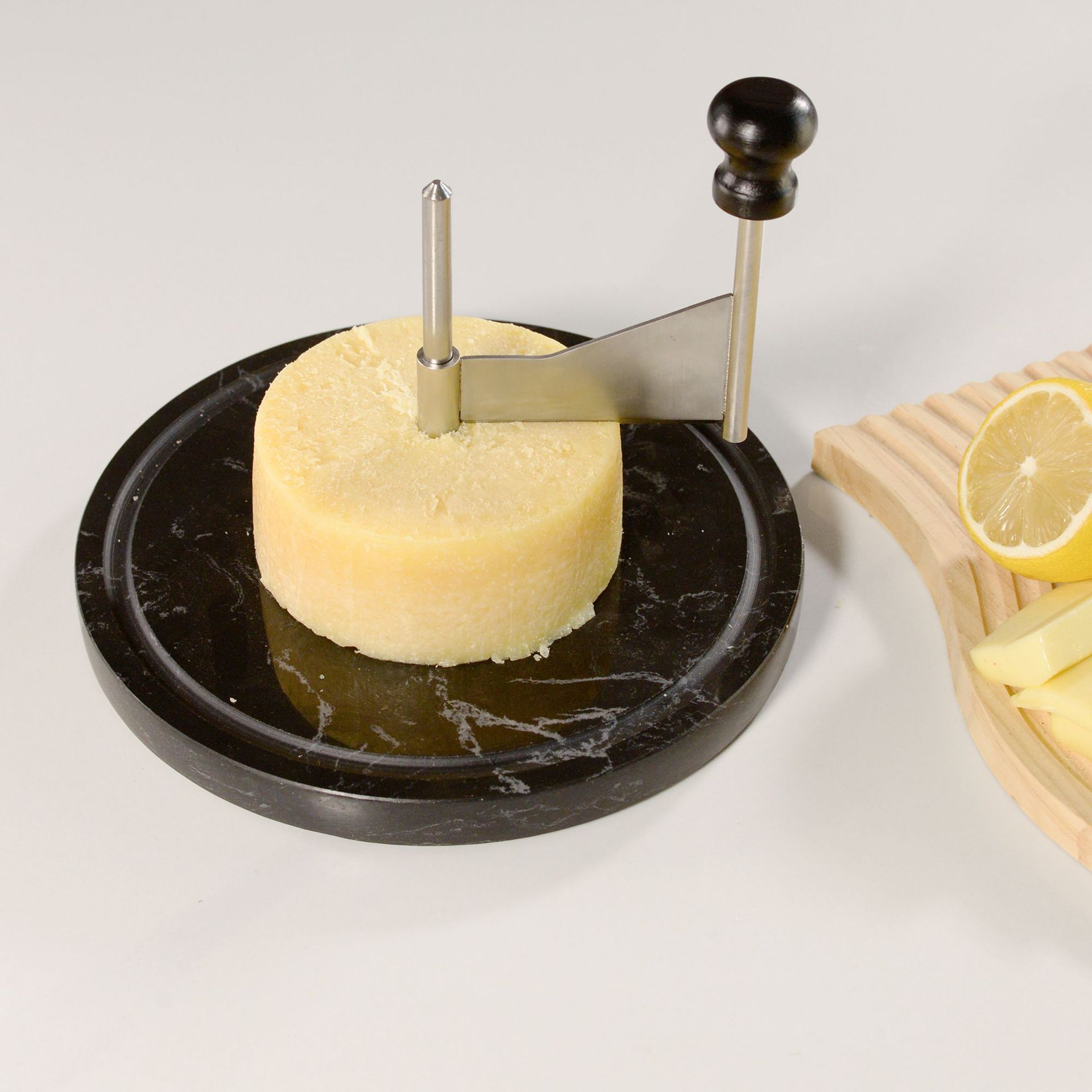 Disco de mármol cortador de queso cortador de mesa de corte herramienta de cocina máquina de cortar de queso