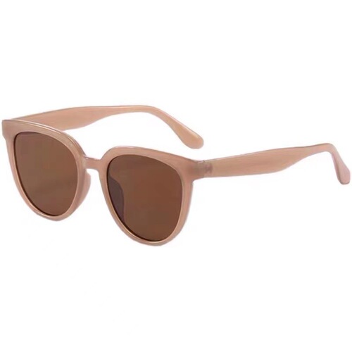 Internet celebrity street photography sunglasses men's  new small red book sunglasses women's retro milk tea Korean all-match sunglasses