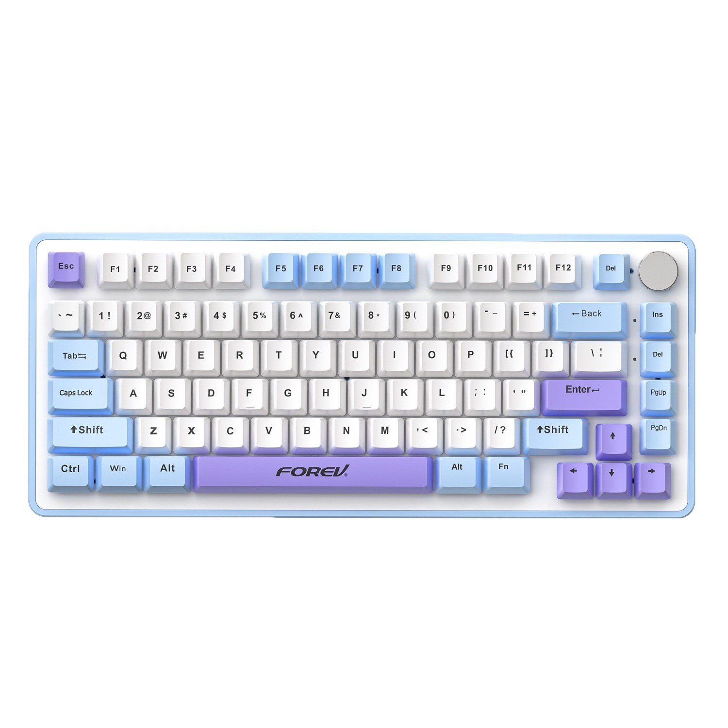 K82 juegos por cable E-deportes conjuntos Gaskett teclado mecánico perilla RGB teclado mecánico de alto valor