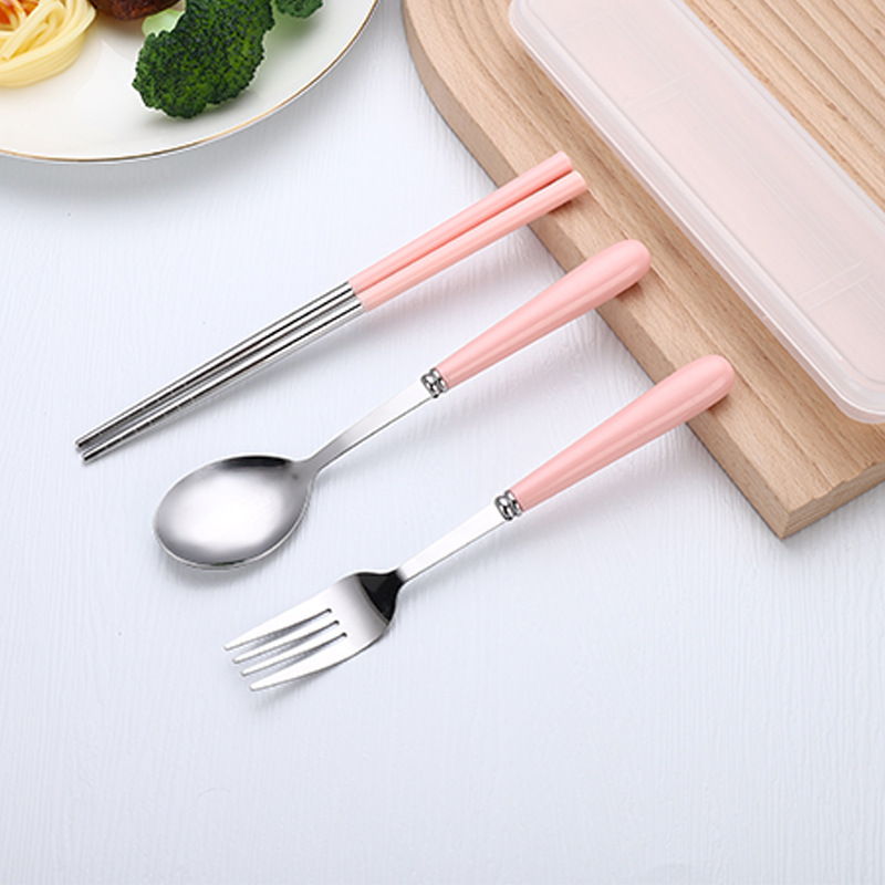 핑크 3 피스 세트 (상자 포함)