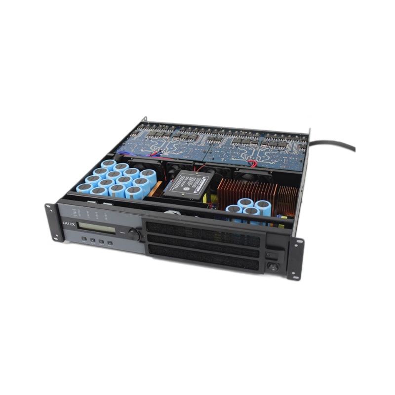 Amplificador profesional de cuatro canales DSP sistema de procesamiento de audio amplificador de potencia amplificador de rendimiento de etapa 2200W8