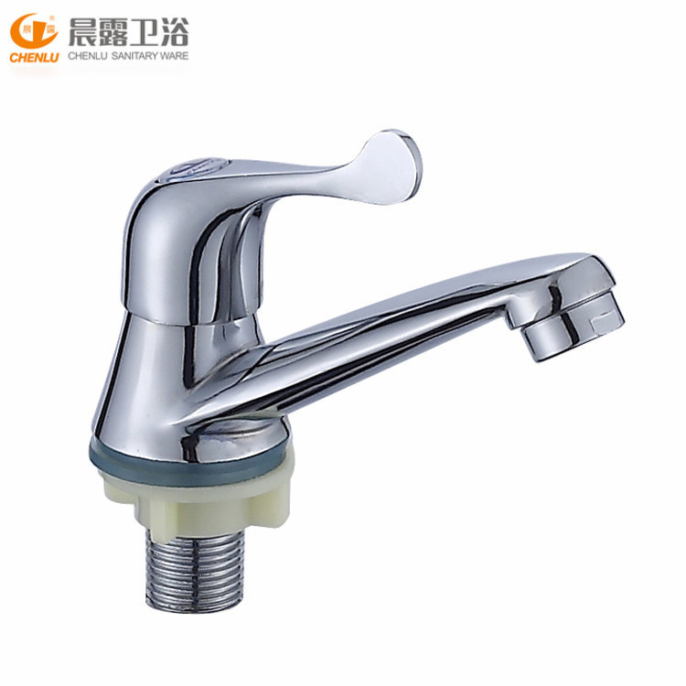 Transfronterizo Tailandia 96 lavabo grifo 4 puntos de agua fría simple lavabo de grifo abierto rápido lavabo