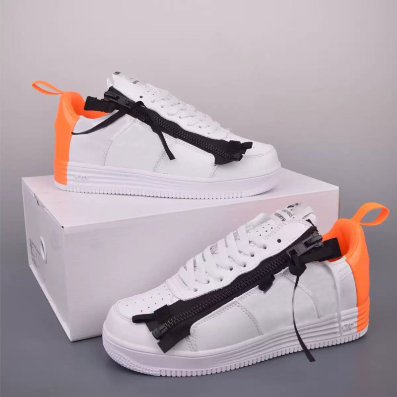 Putian Shoes Cross-Border Air Force Zipper Af1 Air Force One Sneakers Lunarforce1 Zipper White Sports Shoes for Men Putian Shoes Cross-Border Air Force Zipper Af1 Air Force One Sneakers Lunarforce1 Zipper White Sports Shoes for Men