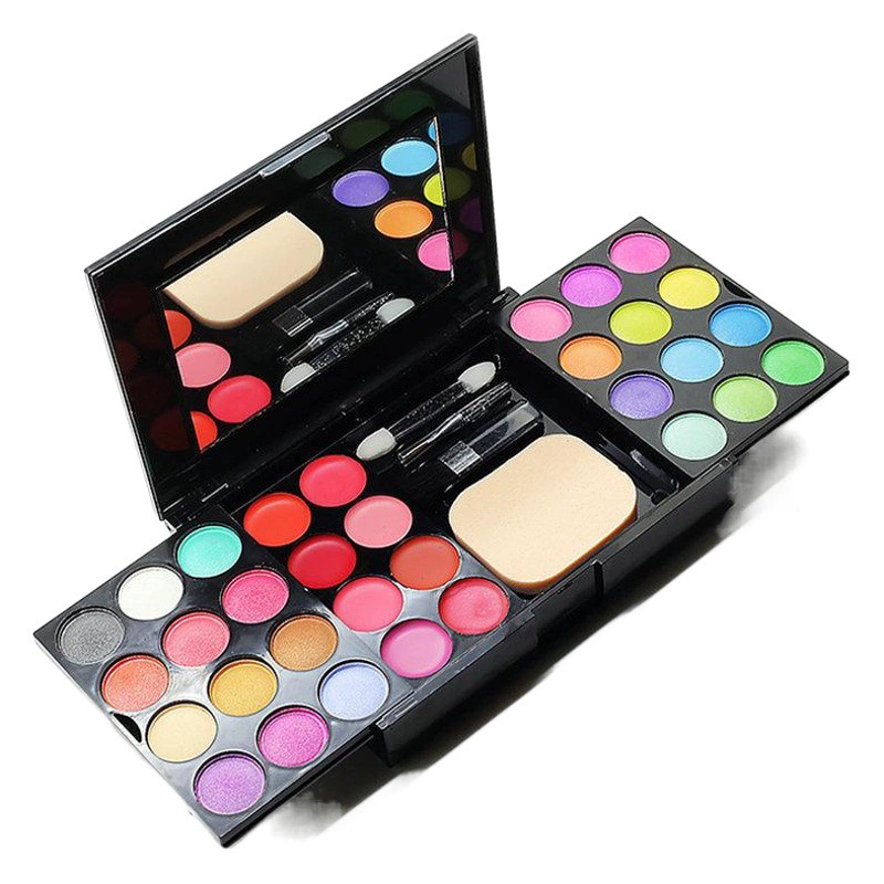Производитель трансграничного экспорта ADS Edith 39-цветная коробка для макияжа 24-цветная тени для век многоцветный набор для макияжа лоток 6328