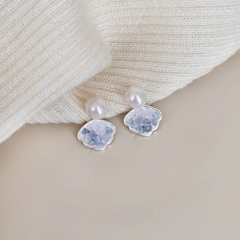 1 # Aguja de plata-azul-abanico