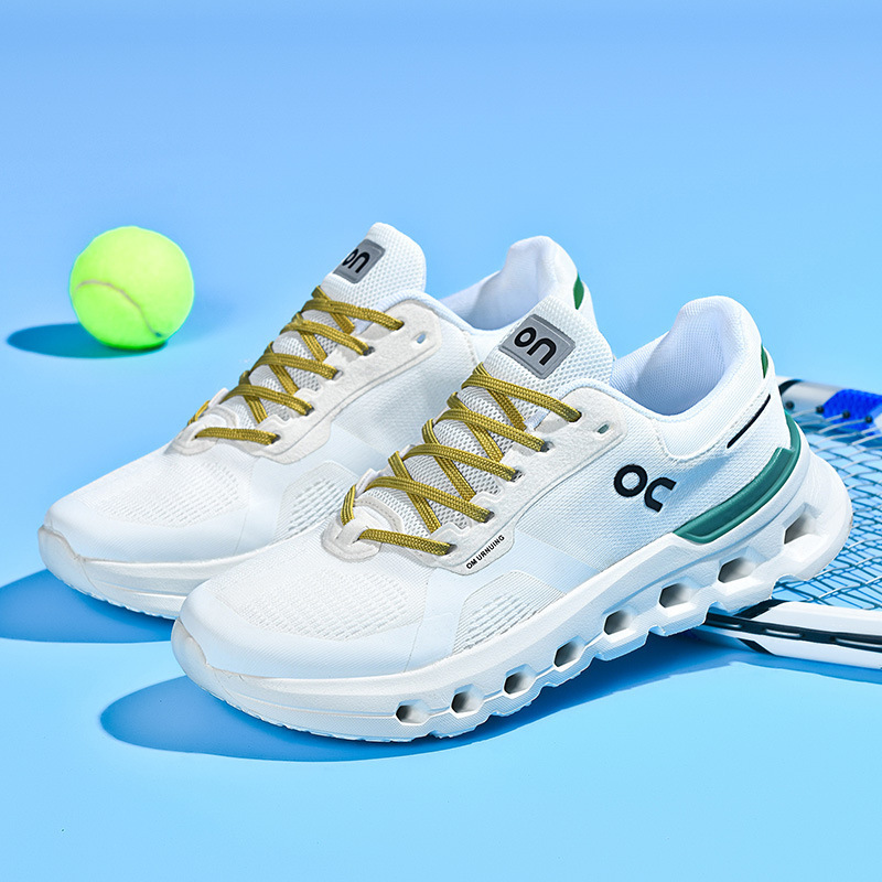 Cross-Border Large Size 2025 New Running Shoes for Men, Lightweight and Thin Shock-Absorbing Casual Marathon Mesh Men's Sports Shoes