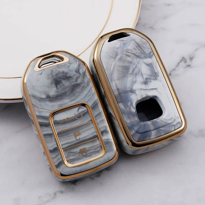 Urv Accord Lingpai Car Shell: Car key bag - pe-bag-ink-pattern-3-key-b