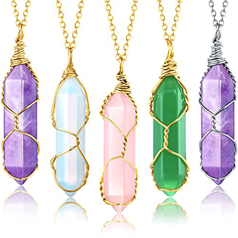 Fashion Geometric Crystal Plating Pendant Necklace 1 Piece