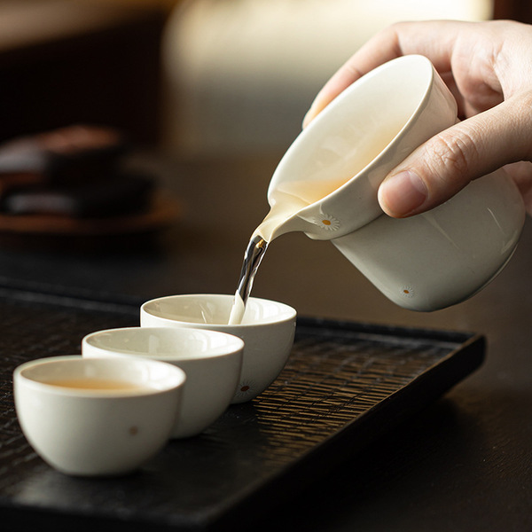 Grain and wood ash glaze fair cup Japanese Zen handmade creative…