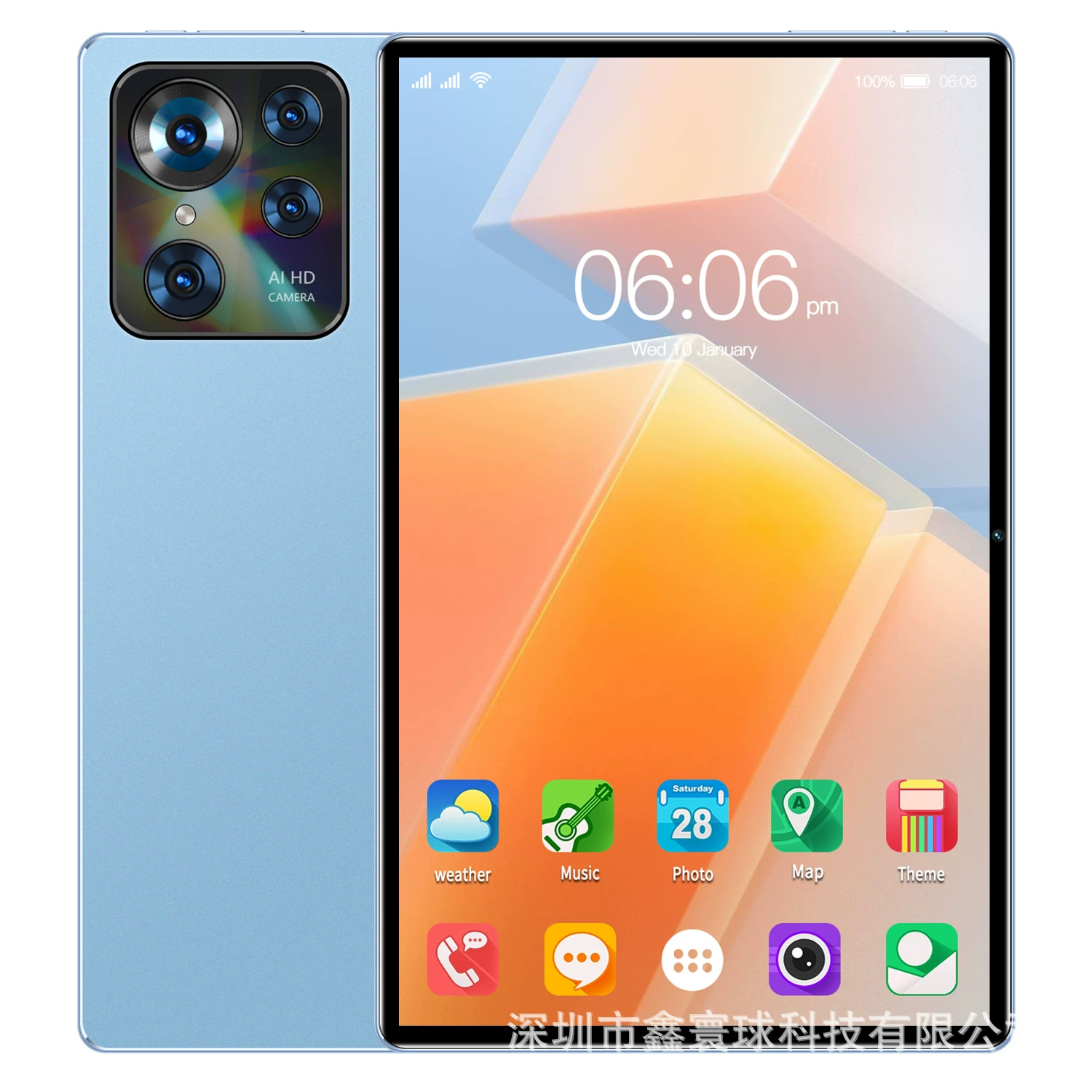 Планшетный смарт-ноутбук, 10 дюймов, Android, Bluetooth