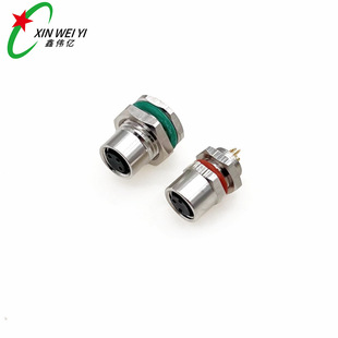 m8 ���ĸ�^A�� 3Pin ���ղ��^ ����ʽ PCB���ʽ ���Q�C�B����
