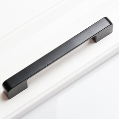 Manufacturer supply modern minimalist handle, light luxury aluminum alloy double hole nightstand handle furniture hardware door handle