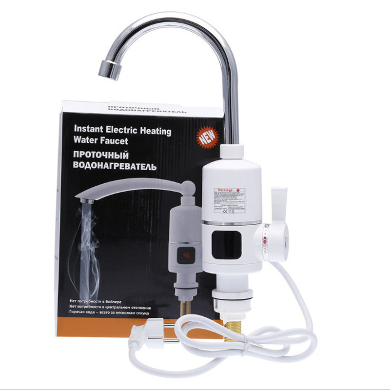 New electric faucet instant water heater quick heating faucet shower kitchen small kitchen treasure one-piece delivery