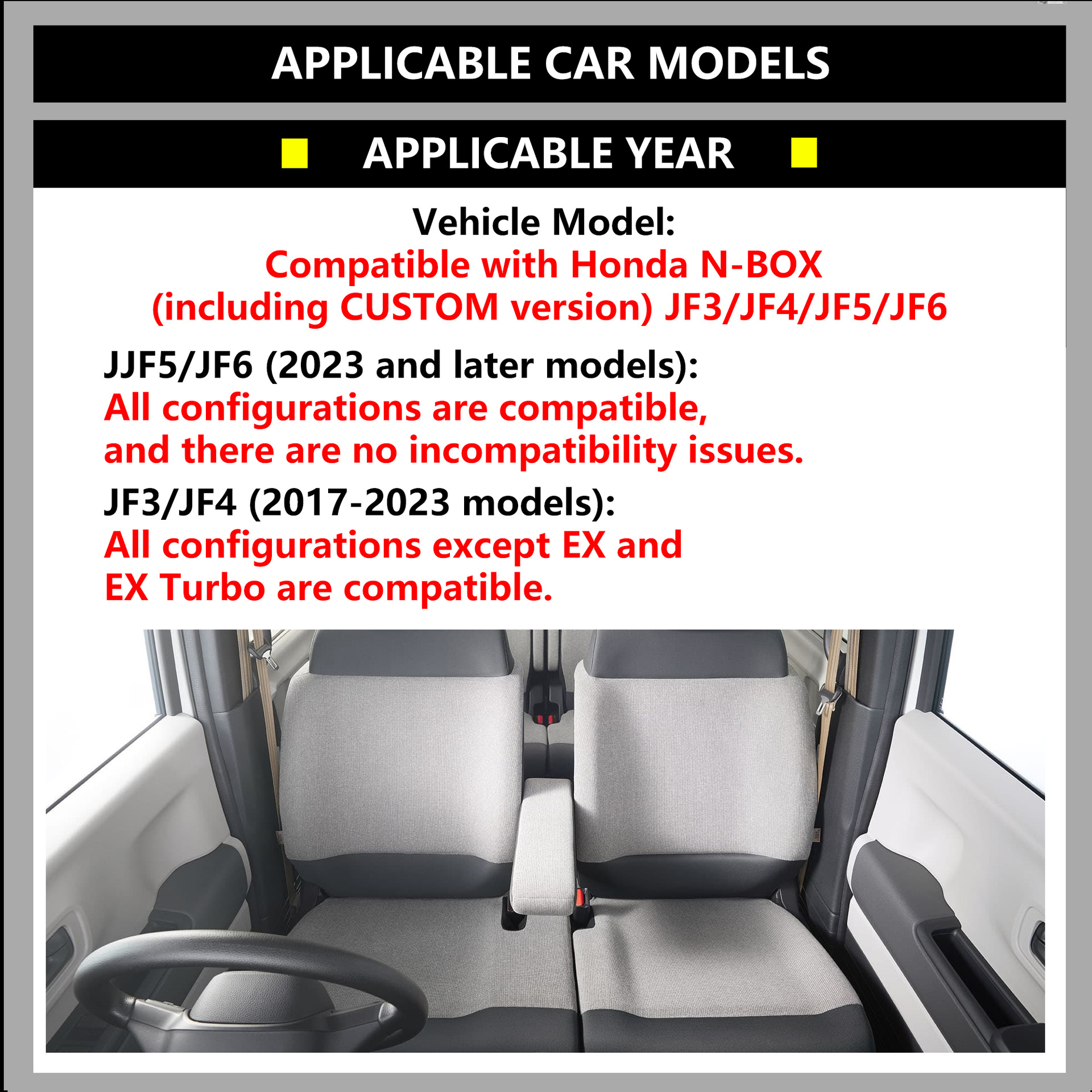 Suitable for Honda N-Boxjf Series Dedicated Armrest Box, Honda N-Box Central Console Modified Armrest